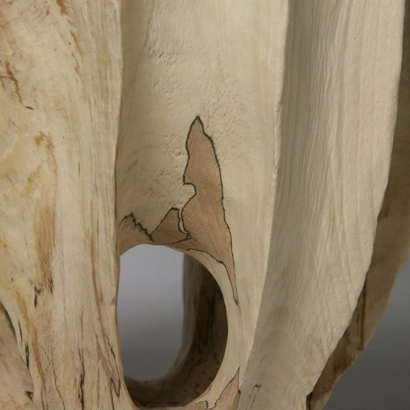 Vaso scultoreo Vase in Vase in legno di faggio Fagus Sylvatica