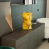 Vaso scultura in ceramica policroma Libera L'Amore
