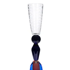 Vaso-scultura in vetro di Murano Unicum #3