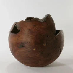 Vaso sferico in legno Carver