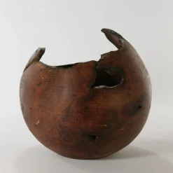 Vaso sferico in legno Carver