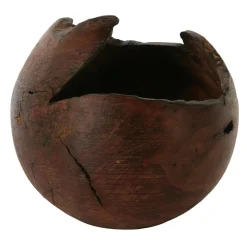 Vaso sferico in legno Carver