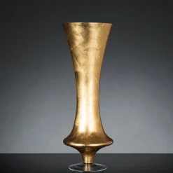 Vaso Silvia in foglia d'oro