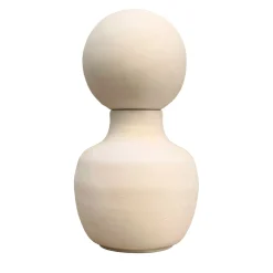 Vaso S.4 in ceramica bianca opaca