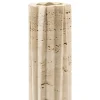 Vaso soliflore Fold in travertino beige