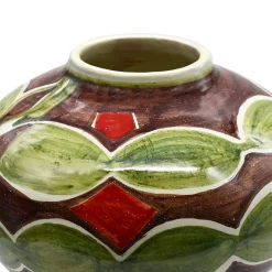 Vaso Strummula in ceramica multicolore
