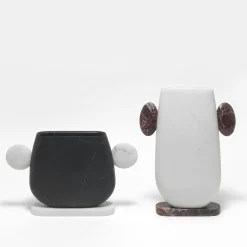 Vaso Tacca Black Marquina/White Michelangelo di Matteo Cibic #2
