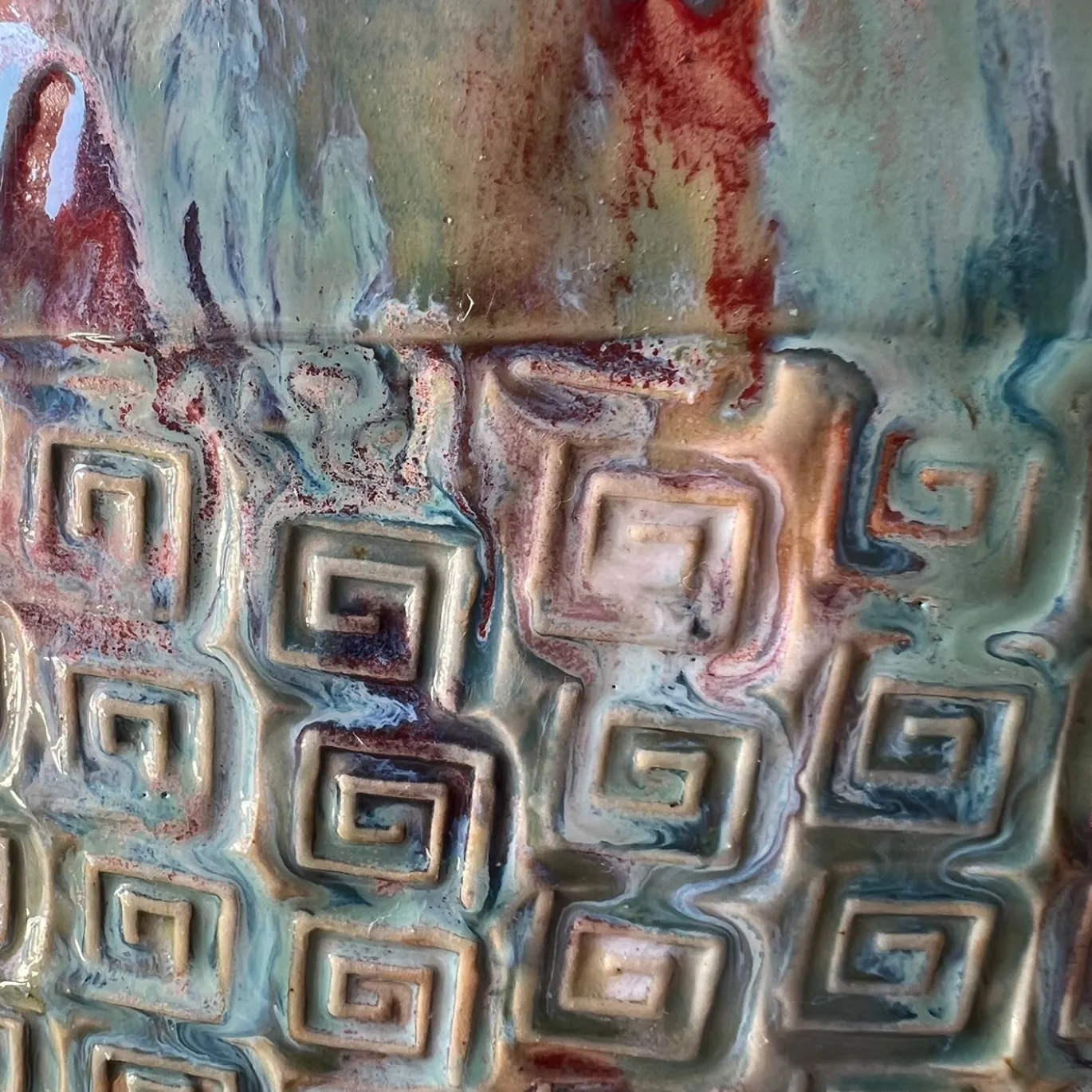 Vaso Texture Iridescente in Ceramica della Collezione Micromondo
