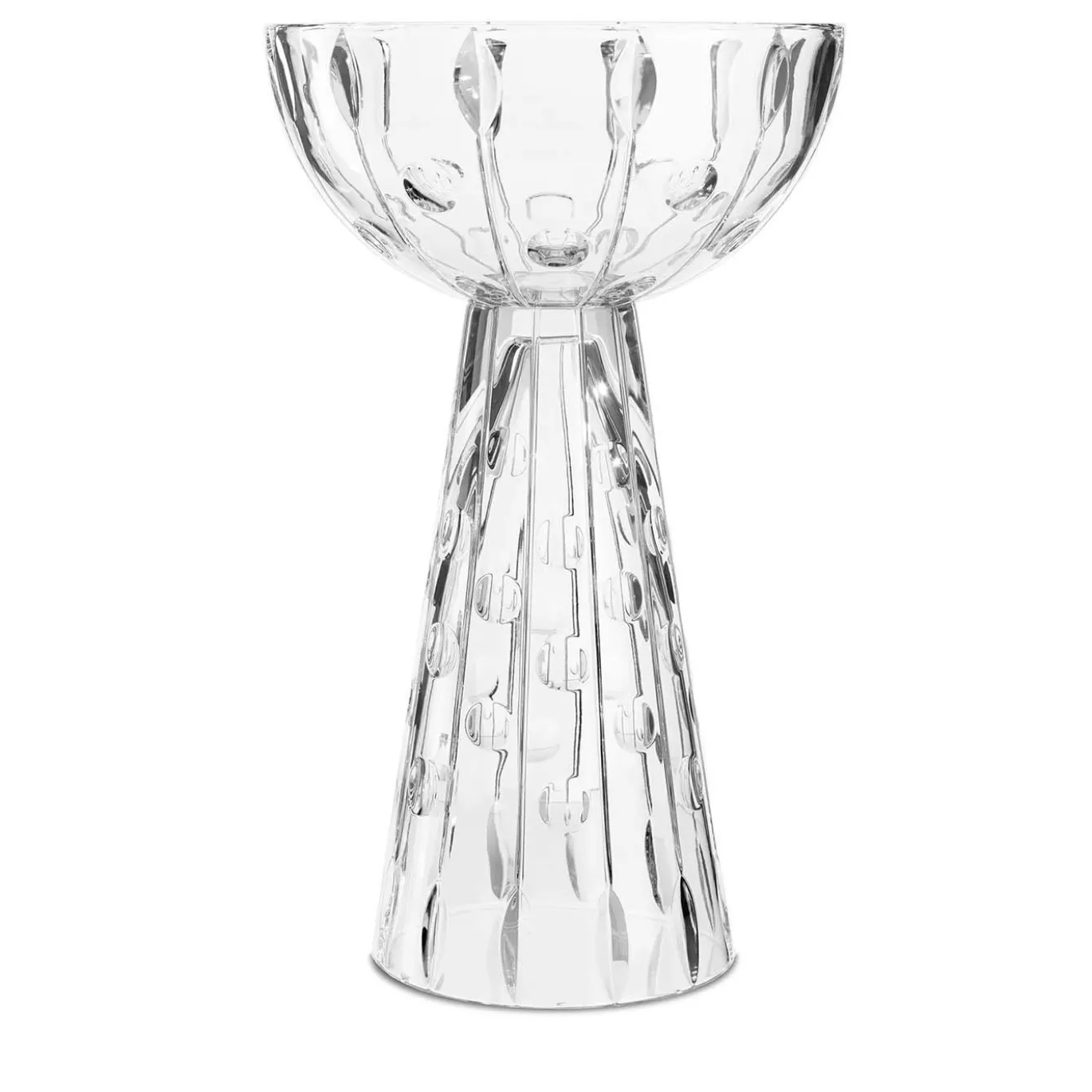 Vaso trasparente Tondo Doni Peacock