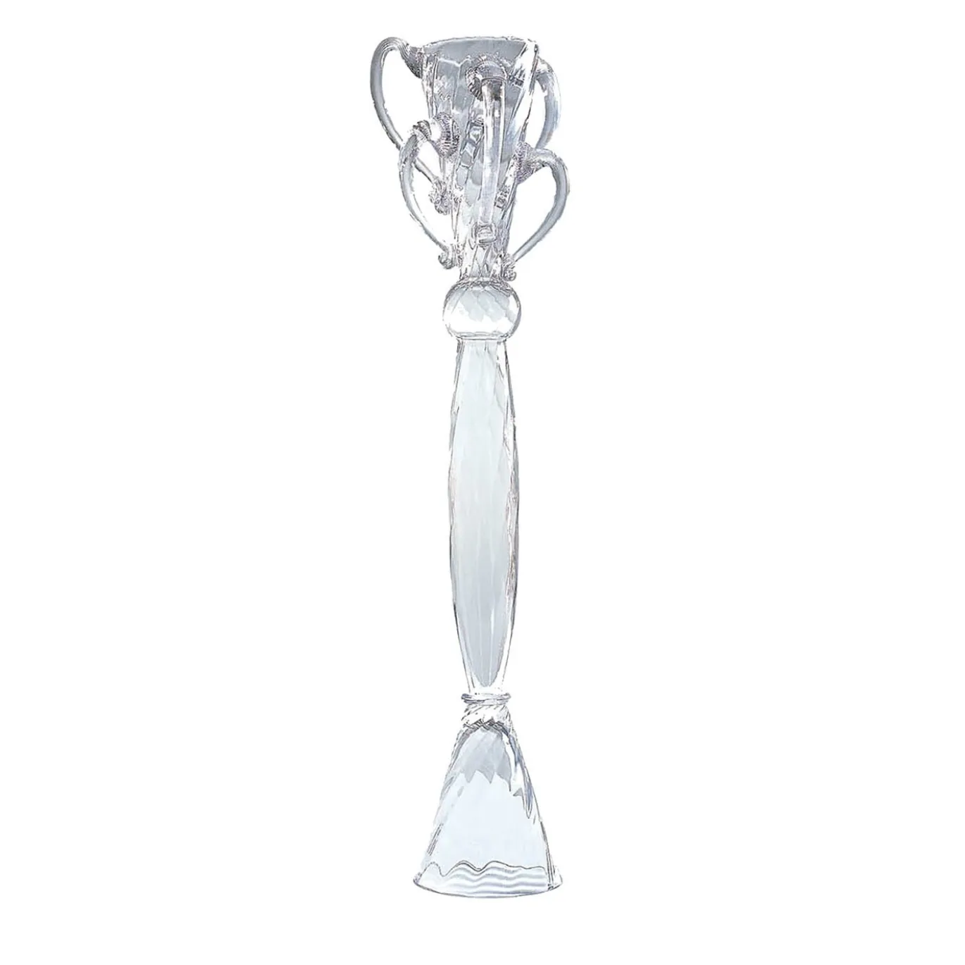 Vaso trasparente Watteau di Borek Sipek
