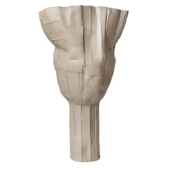 Vaso Tulipano Bowl Gigante Corteccia B17/Sabbia Chiaro