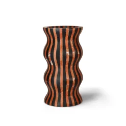 Vaso Versilia rosso e nero