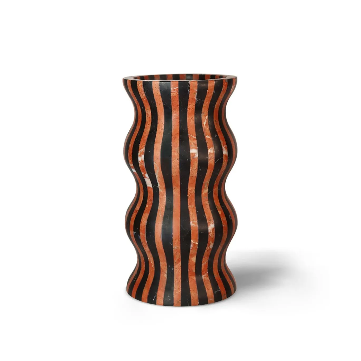 Vaso Versilia rosso e nero
