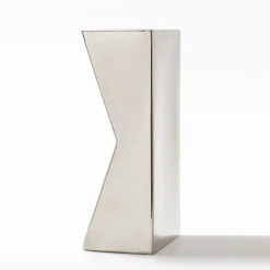 Vaso Verso A Argento e Nero di Antonio Saporito