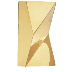 Vaso Verso A Oro e Nero di Antonio Saporito