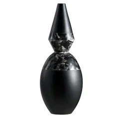 Vaso Volturnino in ceramica nera di Jean-Christophe Clair