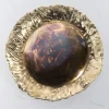 Vassoio girasole in ottone