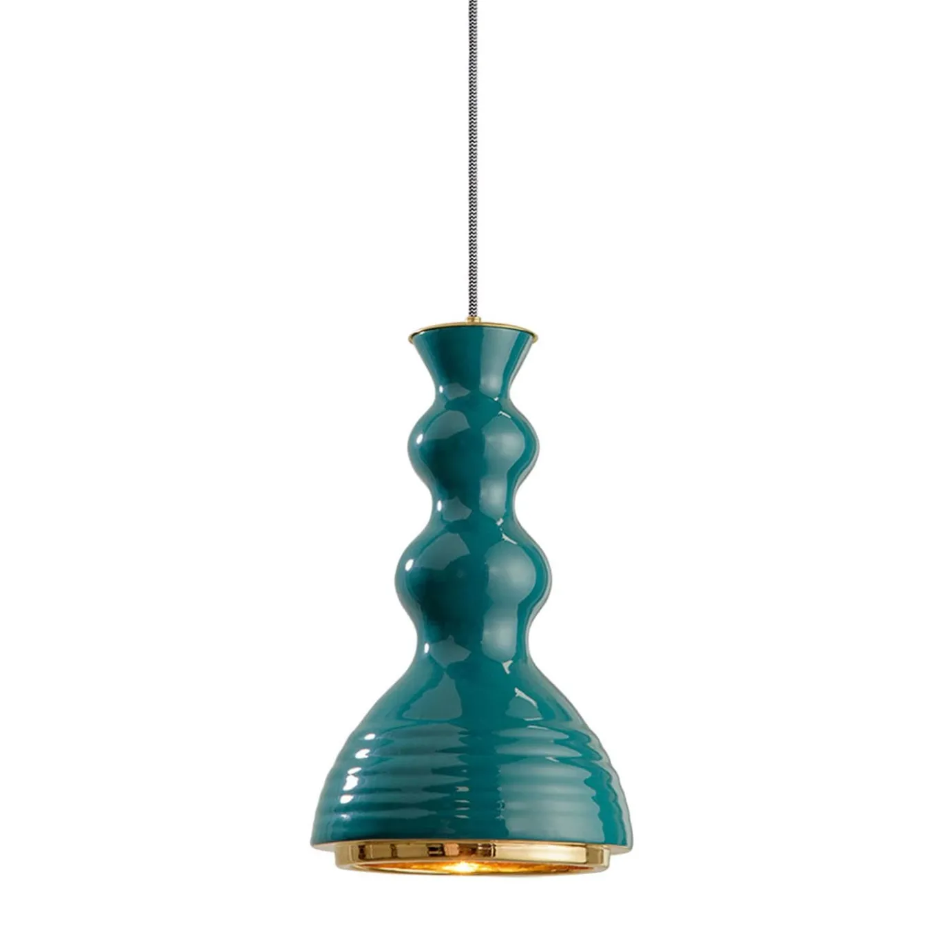 7307/VE/SC Lampada a sospensione Allegra Teal