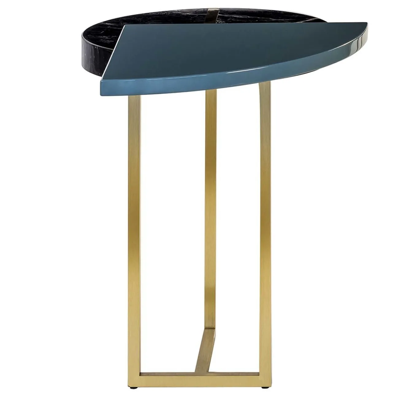 Wing End Table Blue
