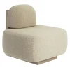 Yoshida Beige Bouclè Armchair
