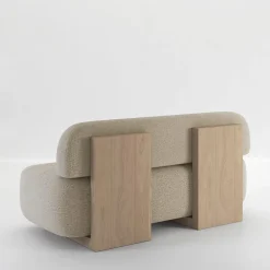 Yoshida Beige Bouclè Sofa